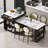 Fluted Kitchen Island With Extendable Dining Table, Power Outlet,  Double-side Storage, 2 Drawers And 2 Side Open Shelves-2145709444
