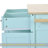 Kitchen Island Cart with Solid Wood Top and Locking Wheels,54.3 Inch Width,4 Door Cabinet and Two Drawers,Spice Rack, Towel Rack-1050595591