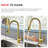 Sumerain Pull-down Kitchen Sink Faucet, Touchless Hands-free Kitchen Faucet, Motion Sensor Kitchen Faucet Commercial Grade-112250404