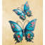 Décoration murale papillon en verre et métal 20 po Garden Vibe-128848065-128848069