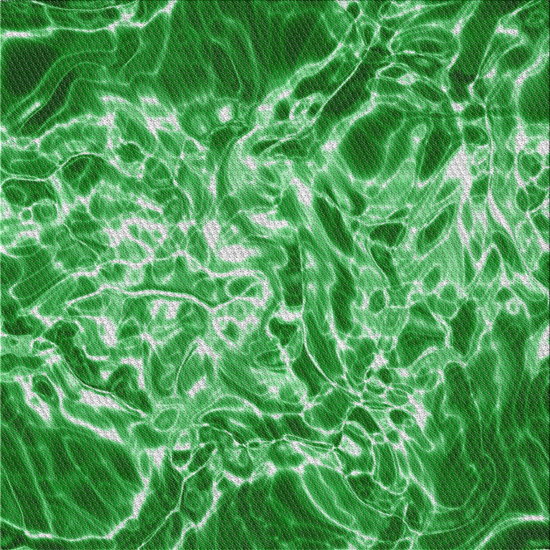 Vert abstrait Tapis décoratif, Carré 7 pi