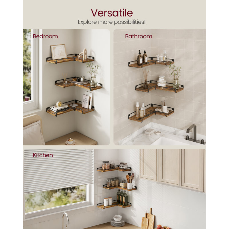 3 Piece Corner Shelf