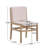 Alagie 9-Piece Expandable Rubberwood Dining Table Set With Upholstered Chairs