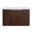 Meuble-lavabo à fermeture en douceur avec lavabo, 30 pouces pour petite salle de bain, 30 X 18-00630Caw (Kd-Packing)