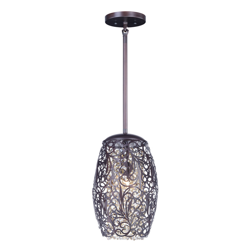 Trombley 1-Light Dimmable Single Pendant
