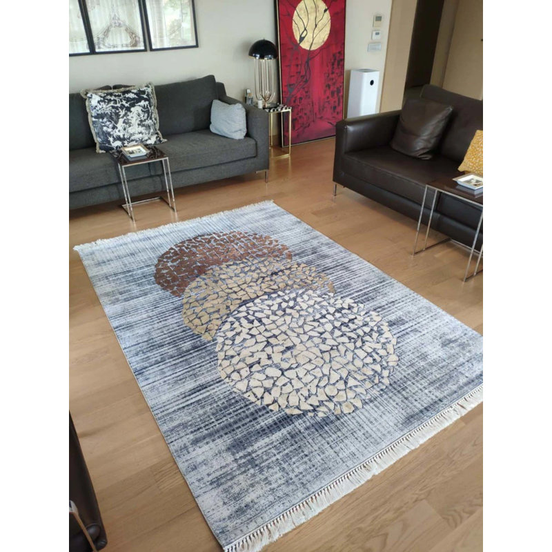 Tapis Maryemma avec envers antidérapant, Rectangle 2 pi 7 po x 4 pi 11 po