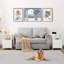 40cm W Metal Bedside Table-770791904