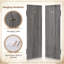 Costway Window Shutter 2 Pcs Reclaimed Wall Decor With Antiqued Surface-99172396