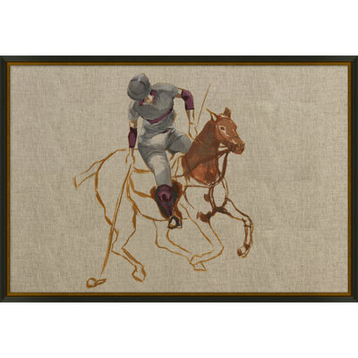 Part Polo 1 Painting by Lillian August