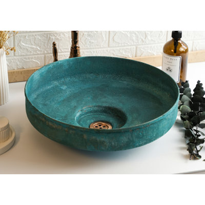 Handmade Hammered Dark Copper Kitchen Sink – Pure Solid Copper by ALFIQ