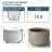 Large Concrete Round Planter / Pot With Drainage Holes-2003912677-2000428192