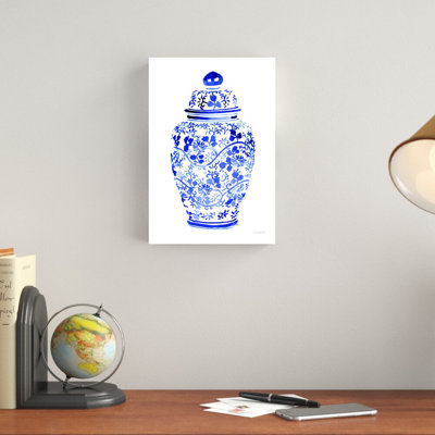 " Ginger Jar I " by Mercedes Lopez Charro Painting Print