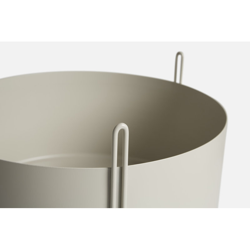 Pidestall Planter (Small), Gray