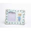 Cadre photo bébé garçon en céramique bleue 