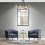 Bernadett Glass Semi Flush Mount-1215130622