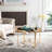 Oxendine Glass Top Coffee Table