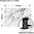 Marble Faux Leather Placemats, Waterproof Heat Resistant Table Mats