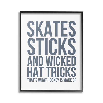 What Hockey Is Made Of Giclee Art par Leah Straatsma