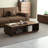 Simple modern rectangular storage coffee table-24707664