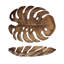 Élégance antique feuille Monstera