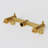 High-Flow Tub Filler Wall Mounted Long Tub Spout, 2-Handle Bathtub Faucet Set with Ceramic Valve-111290441