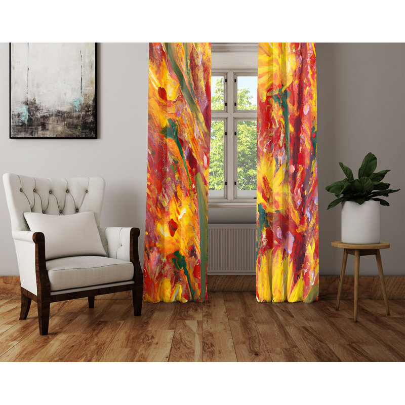 Rideau en polyester Ambrogino, L 20 po x L 61 po