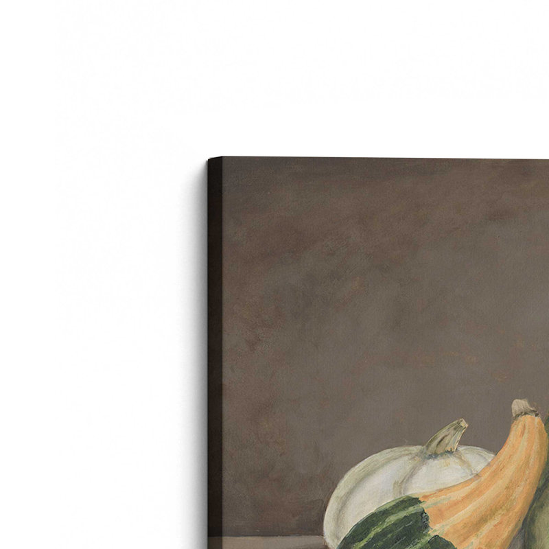 «Gourd Arrangement I» par Michael Willett, reproduction d'art sur toile, H 12 po x l 16 po