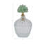Pot décoratif en métal et en pierre avec couvercle sculpté en forme de faune et corps transparent texturé pour une présentation unique-1721403047
