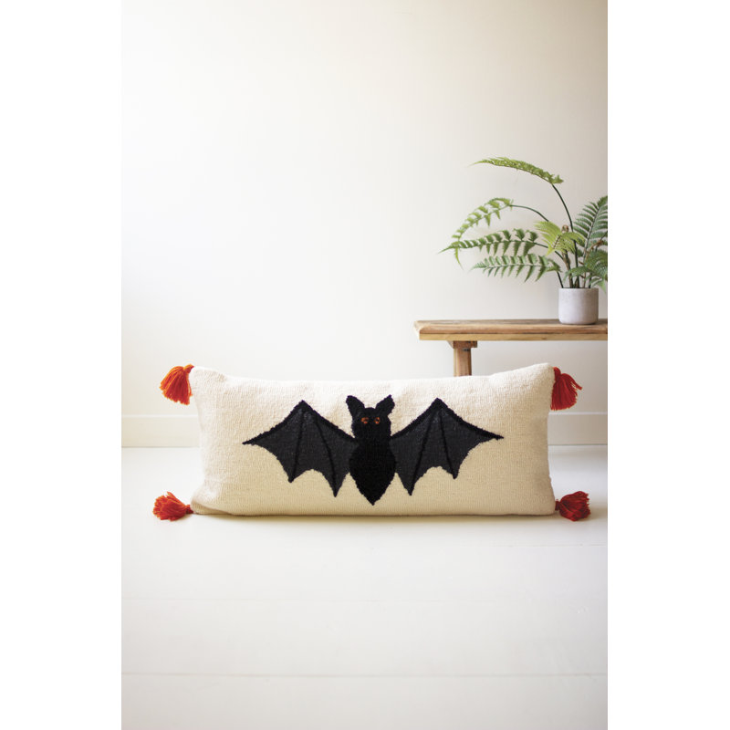  Coussin décoratif d'Halloween crocheté à la main - 14 po