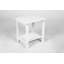 Ensemble de chaises berçantes toutes saisons avec table d'appoint, ensemble de chaises berçantes 3 pièces à texture de bois (comprend 2 chaises berçantes et 1 table)-100907505