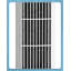 Ventilateur tour miniature de 40 cm (16 pouces), blanc, double fonction (sur pied et mural), oscillant, avec commandes tactiles et télécommande, 3 vitesses, minuterie 9 heures, moteur en cuivre, 110 V, 25 W, idéal pour la chambre à coucher.