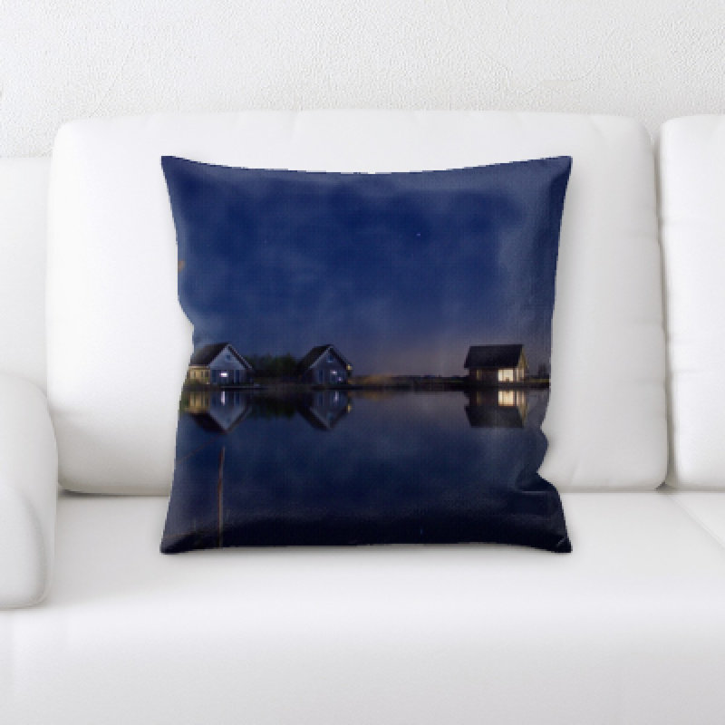 Microsuede Throw Pillow