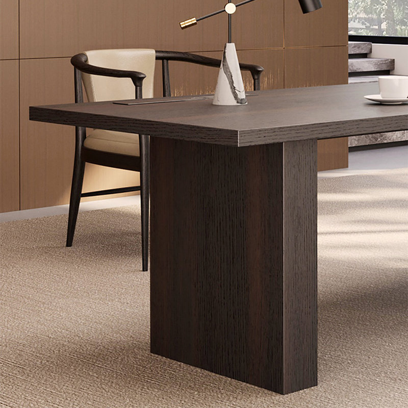 Italian Minimalist Solid Wood Desk