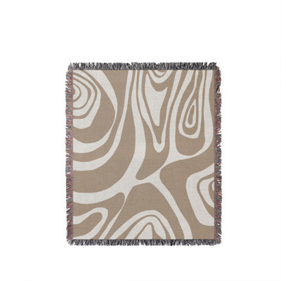 Binitie Zebra Pirnt Cotton Throw Blanket