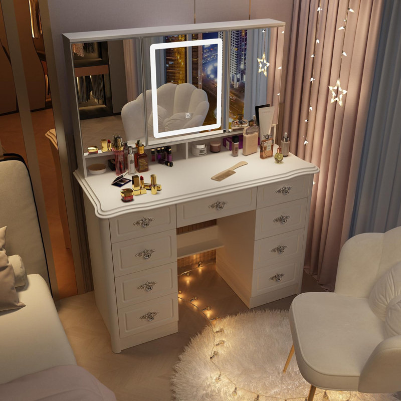 Belarmina Dressing Table with Mirror
