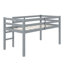 Lit mezzanine simple surélevé avec échelle-2028300180
