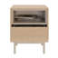 45cm W Manufactured Wood Bedside Table