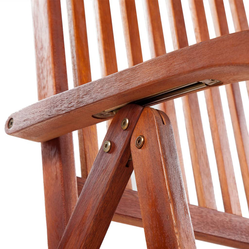 Capelle Folding Patio Dining Side Chair with Cushion