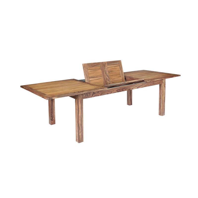 Haboon Extendable Solid Wood Dining Table