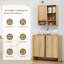Armoire murale de salle de bain 23,6 po