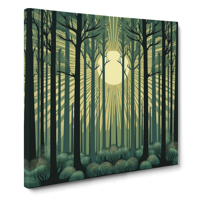 Forest Art Deco - Print