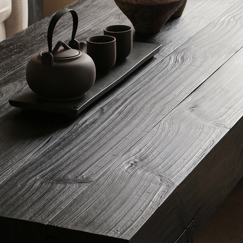Table basse Wabi-sabi, H 15,74 po x l 59,05 po x P 27,55 po