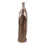 Vase moderne en aluminium texturé pour la décoration intérieure - Grand vase sculptural pour console, tablette ou décoration de salon-1521015010