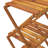 vidaXL Folding Shelf Brown Solid acacia wood Medium Foldable-1625892953