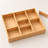 Bamboo Drawer Organizer with Adjustable Dividers