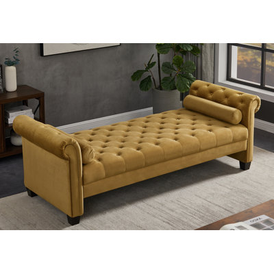 Banc recouverts de tissu d'ameublement