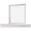 Miroir carré blanc-32764042