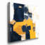«Navy & Gold II», reproduction sur toile tendue-2093067497