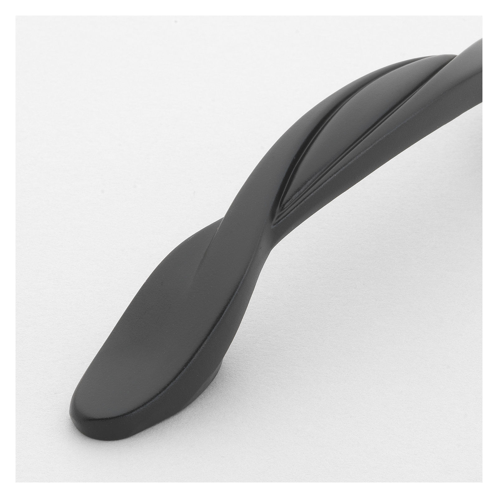 GlideRite Hardware Classic Twisted Pull, Matte Black