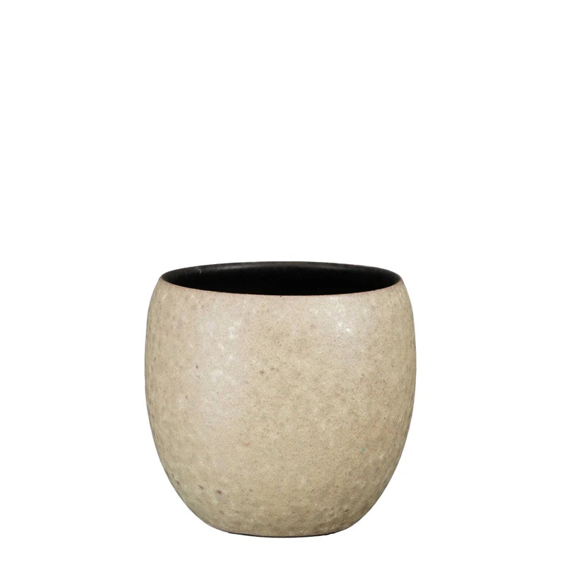Canfall Ceramic Pot Planter, Grey, 28cm H x 28cm W x 28cm D